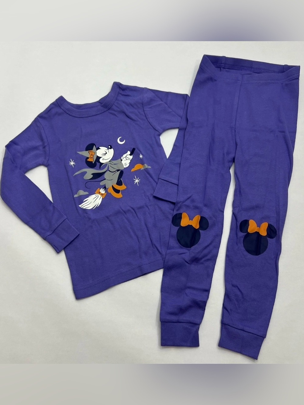 Gap Disney Minnie Mouse PJ Set Girls Size 3 Years Halloween Witch Pajamas NWT